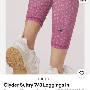 Glyder - Sculpt 7/8 Yoga Leggings - Sunburst Color - NEW